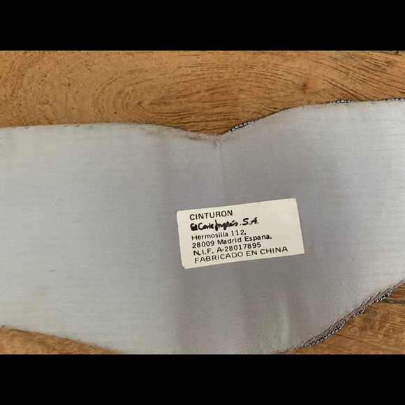 Vintage hand beaded belt - Picture 6 of 8